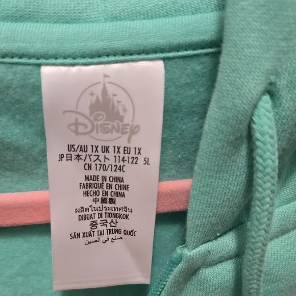 Disney Adult Mickey Mouse Teal Hoodie and Pants Set - Picture 5 of 7